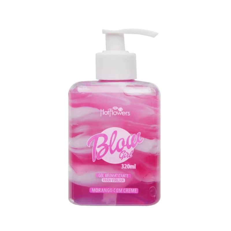 Hot Flowers - Blow Girl - Gel Aromatizante Beijável para Virilha – 320gr