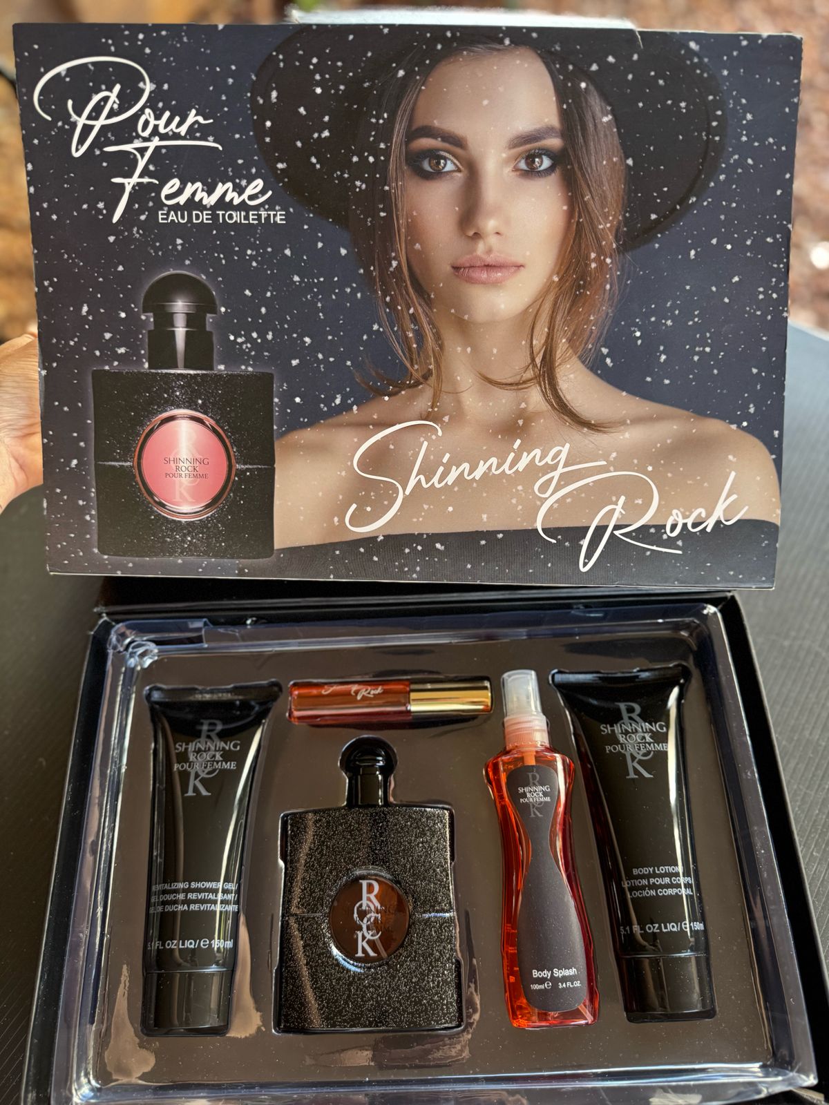Kit 5 peças (Ref. Olfativa: Black Opium YSL)