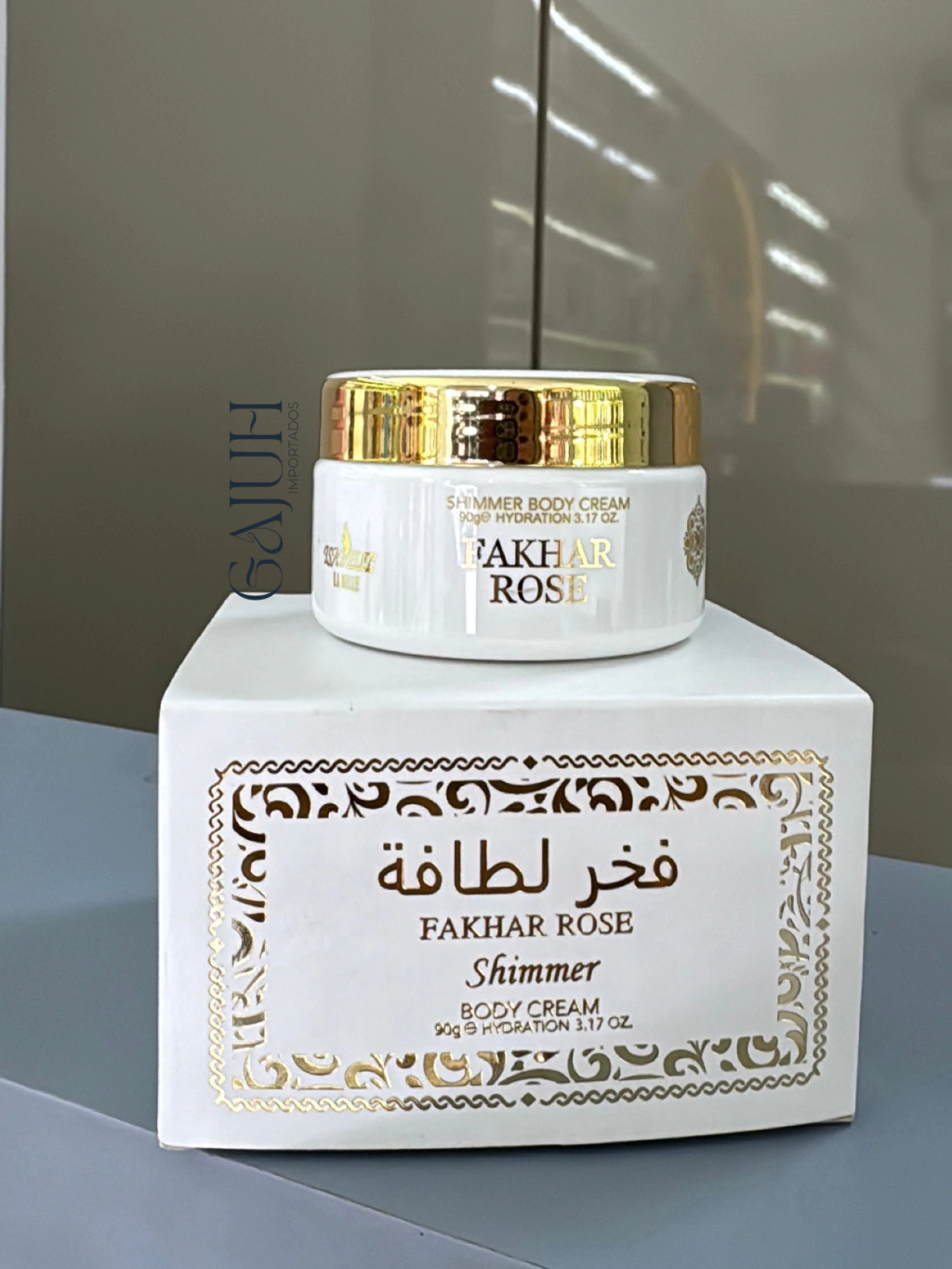 Pasta Hidratante Fakhar Rose Shimmer | Isabelle La Belle 90gr